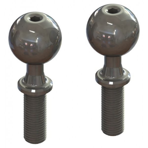 Arrma Steel Pivot Ball, Fine Thread M6x14x37mm (2)