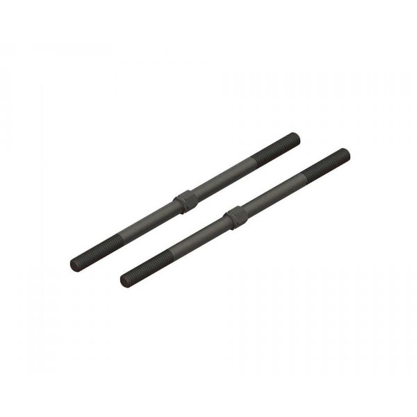 Arrma Steel Turnbuckles, M6x130mm, Black (2)