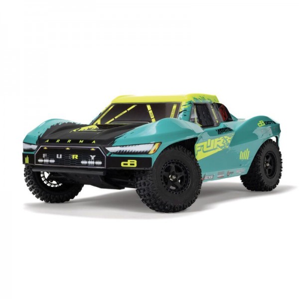 Arrma 1/10 Fury 223S DSC 2WD RTR Brushless Short Course Truck, Green