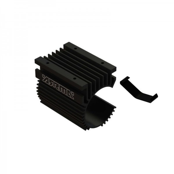 Arrma Aluminum Motor Heatsink 4685, Black Anodized
