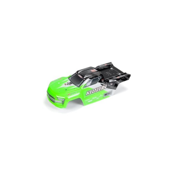 Arrma Kraton 4S BLX 1/10 Painted Body, Black/Green
