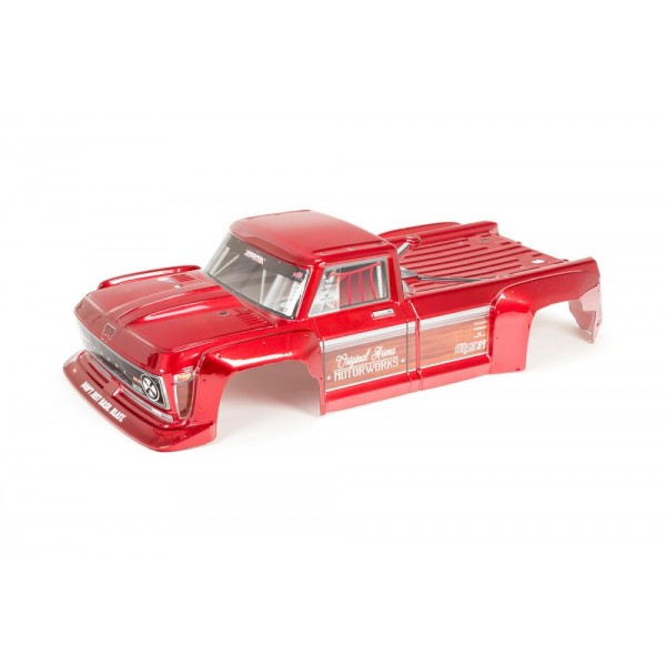 Arrma Polycarbonate Pre-Painted Body, Red (Outcast 8S)