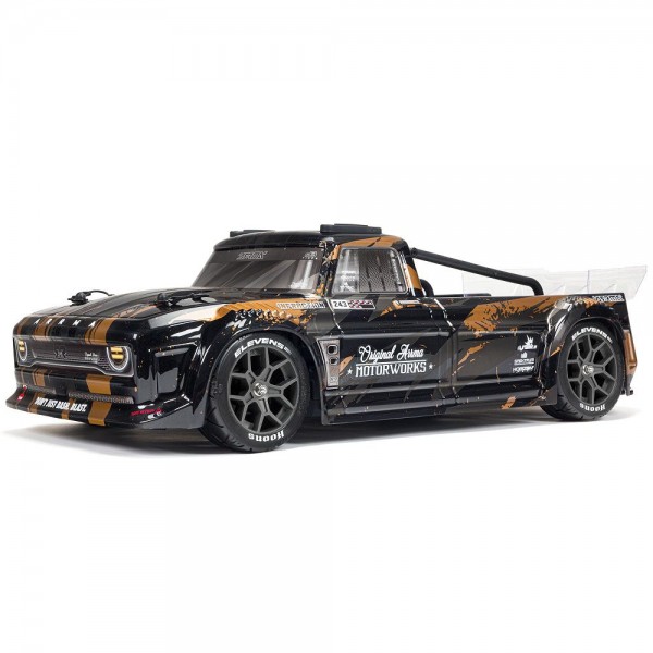 Arrma Infraction 4x4 3S BLX 1/8 4WD Street Bash Resto-MOD Truck, Gold