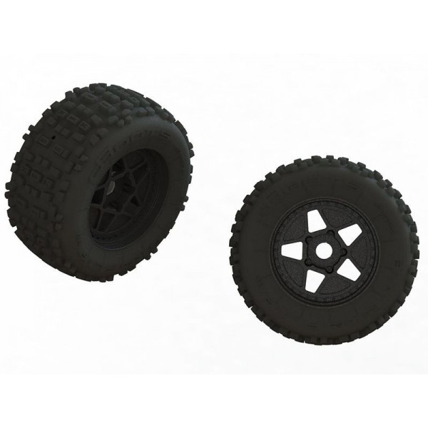 Arrma dBoots Back-Flip Big Block MT Tire Glued (1 Pair)