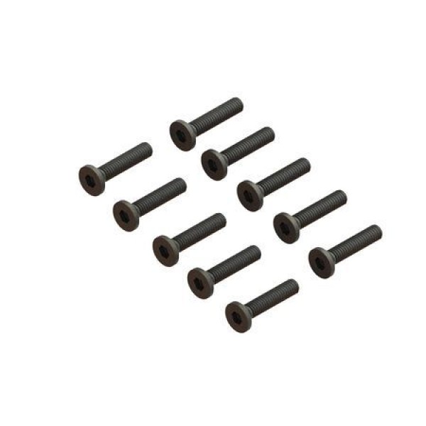 Flat Head Screw M2.5x12mm (10)