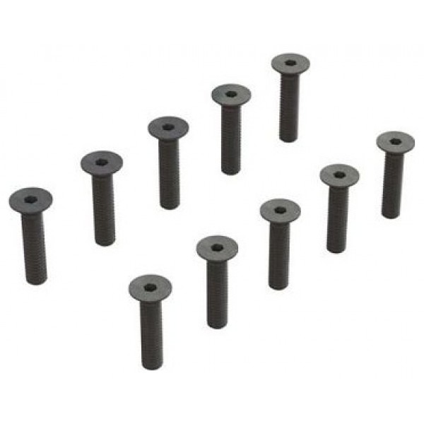 Arrma Flat Head Hex Machine Screws, M3.5x16mm (10)