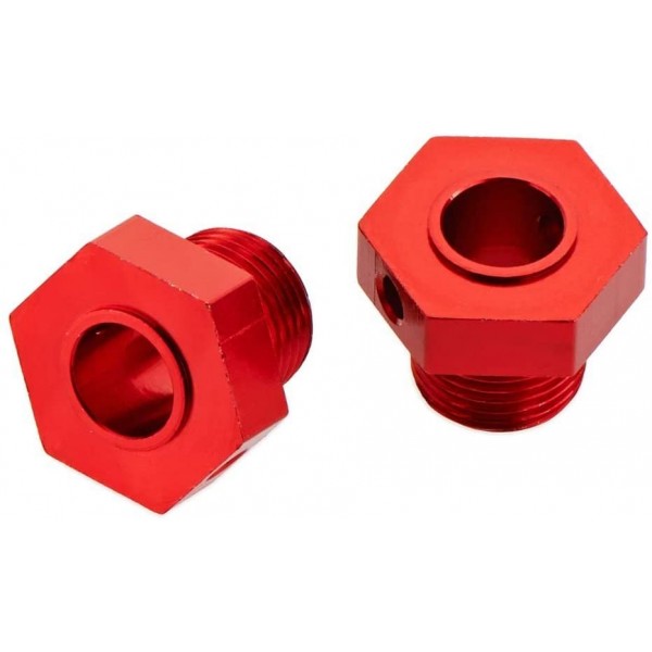 Arrma Aluminum Wheel Hexes, Red (Nero/Fazon) (2)