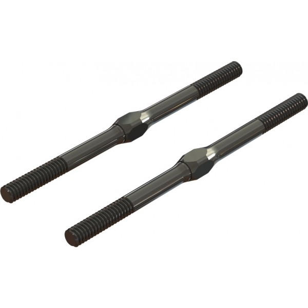 Arrma Steel Turnbuckles, 4x71mm, Black (2)