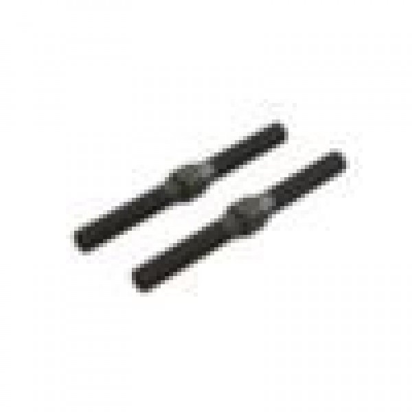 Arrma Steel Turnbuckles, M4x48mm, Black (2)