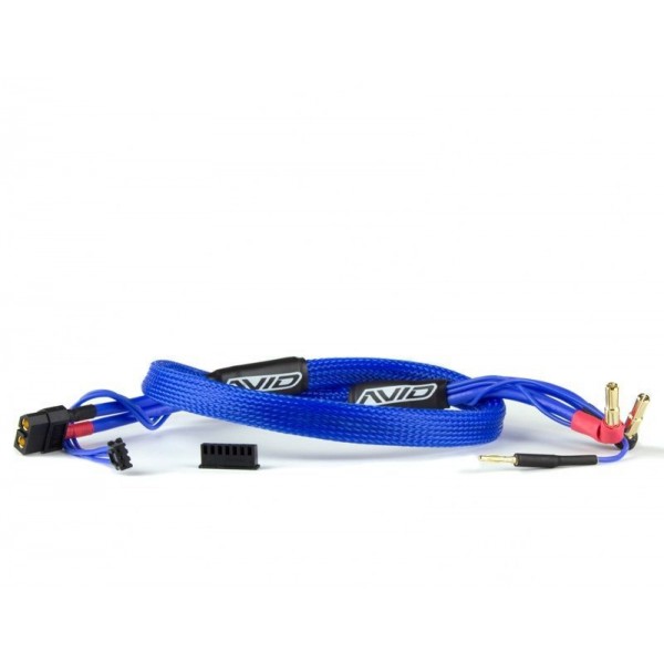 Avid RC 2S Charge Lead Cable XT60 to 4/5mm Bullet Blue