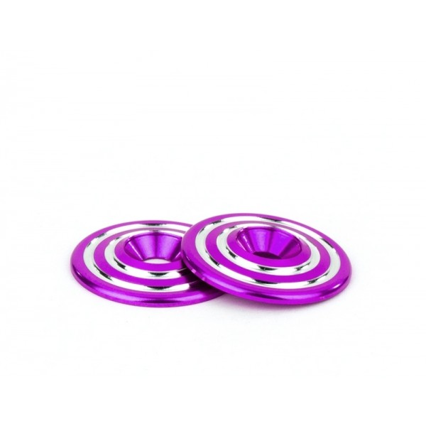 Avid RC Ringer Wing Buttons, Purple (2)
