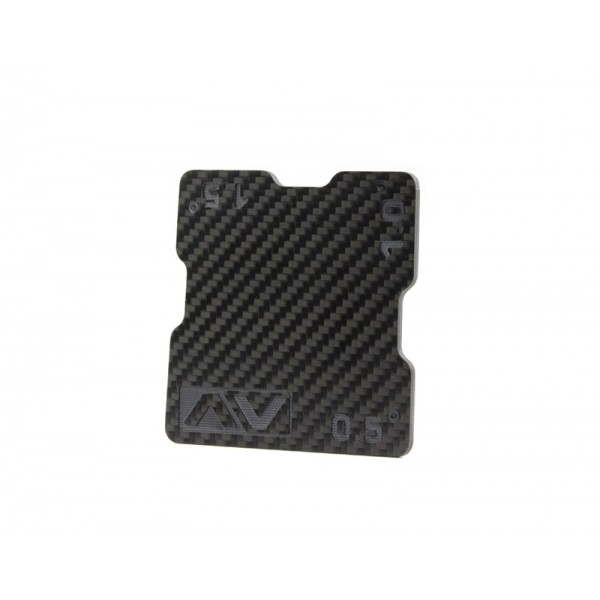 Avid RC 1/10 Carbon Camber Gauge, 0.5 / 1.0 / 1.5