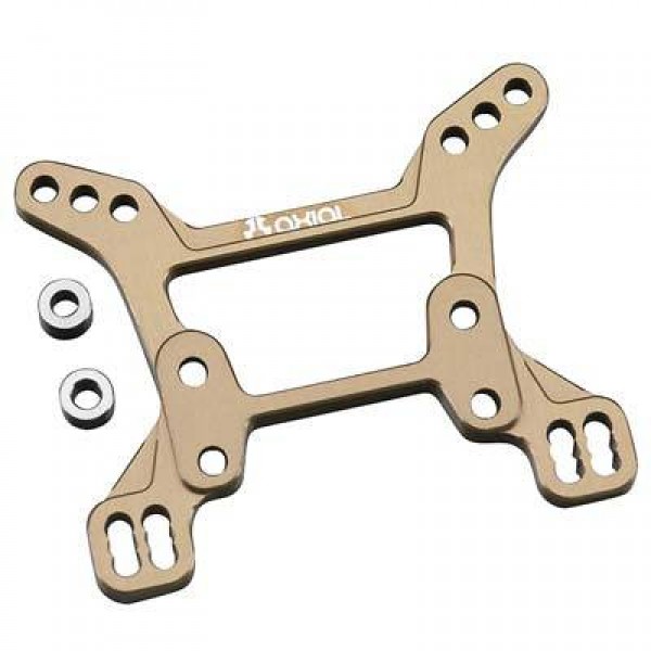 Axial EXO Machined Aluminum Front Shock Tower (Hard Anodized)
