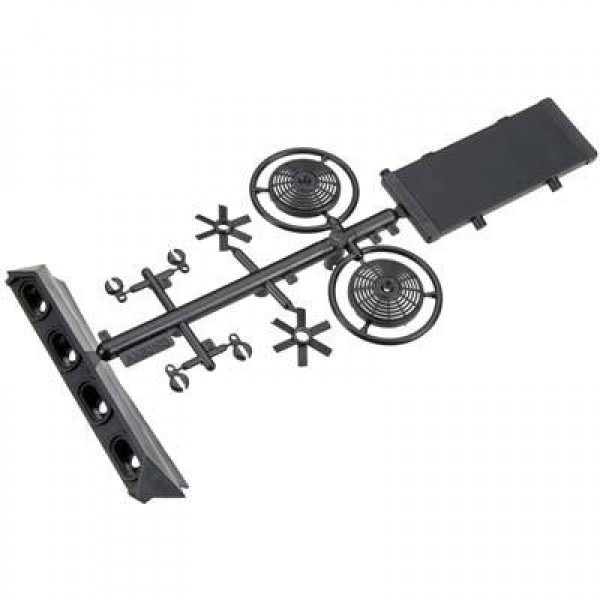 Axial EXO Rear Light Bezel and Radiator Set