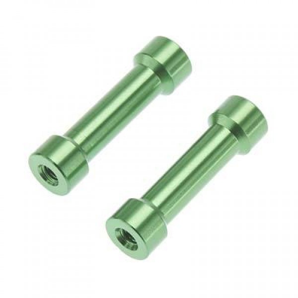 Axial M3 Threaded Posts, 7x25mm, Green (2)
