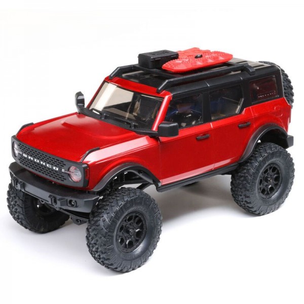 Axial SCX24 2021 Ford Bronco 1/24 4WD RTR Truck, Red