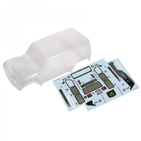 Axial 2019 Jeep JLU CRC Body, Clear & Precut (SCX24)