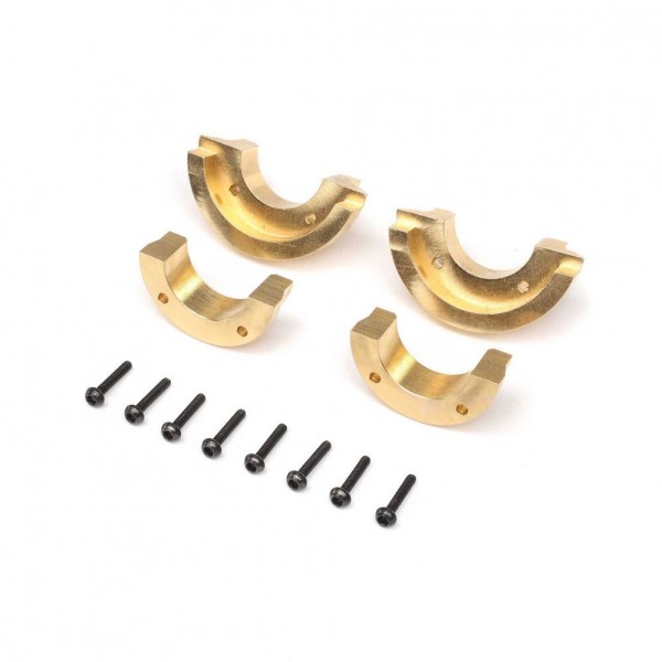 Axial Knuckle Weights, Brass 5.2g/9.2g (4): SCX24, AX24