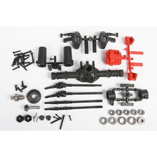 Axial Front/Rear AR44 Locked Axle Set, Complete