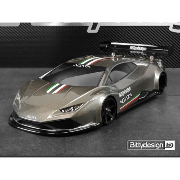 Bitty Design Agata GT12 1/12 On-Road Body, Clear