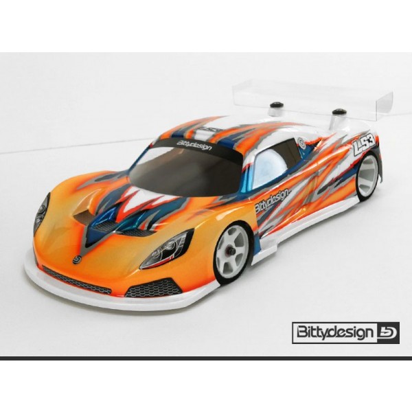 BittyDesign LS3 GT12 1/12 On-Road Supastox Class Body, Clear
