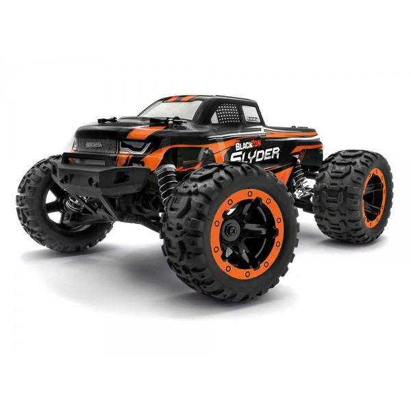 Black Zon Slyder MT 1/16 4WD Electric Monster Truck - Orange