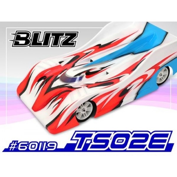 Blitz TS02E (200mm) 1/10 EP CanAM TC Car Racing Bodyshell