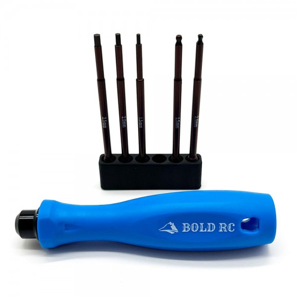 Bold RC 1/10th Quick Drive & Ball Wrench Hex Set