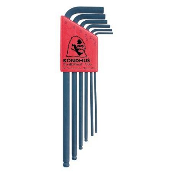10946 6pc Ball Driver L-Wrenches Metric