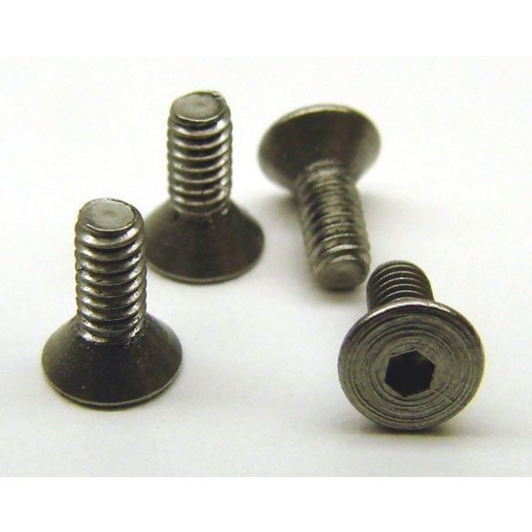 Calandra Racing Concepts 2-56 x 1/4 Flat Head Hex Screws (4)