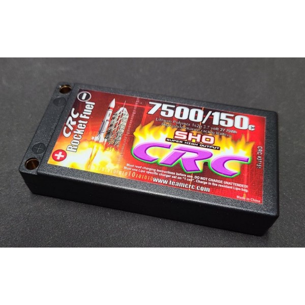 Calandra Racing Concepts CRC - Rocket Fuel 3.7V 1s 7500mAh 150C LIPO ULTRA Low IR Super High Output - 37151