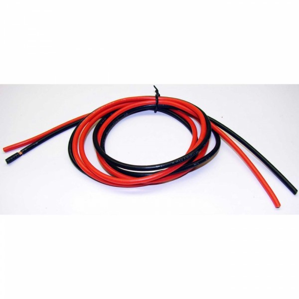 Calandra Racing Concepts Superflex 14 Wire, 3ft Red & Black