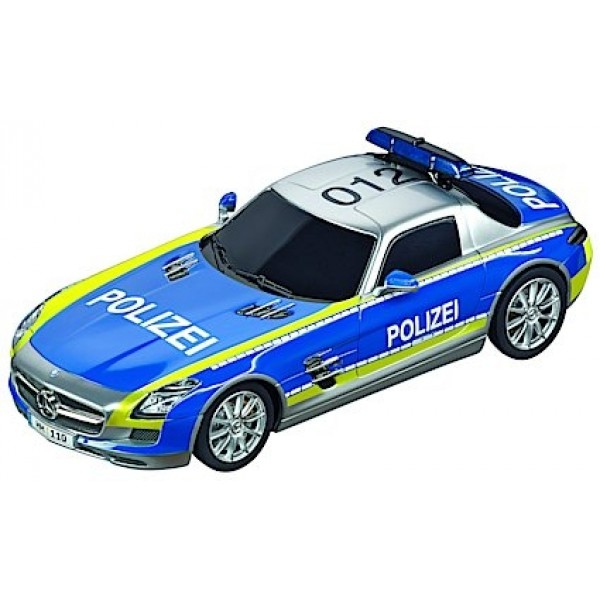 Carrera Mercedes-SLS AMG "Polizei" with Flashing Lights