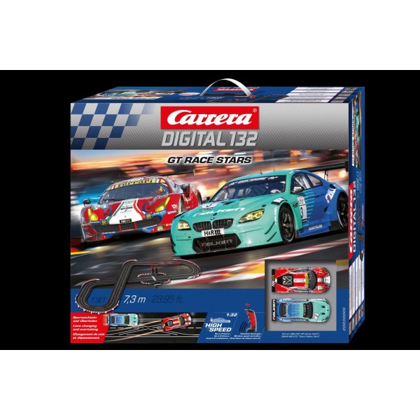 Carrera of America Digital 132 GT Race Stars Set with lights