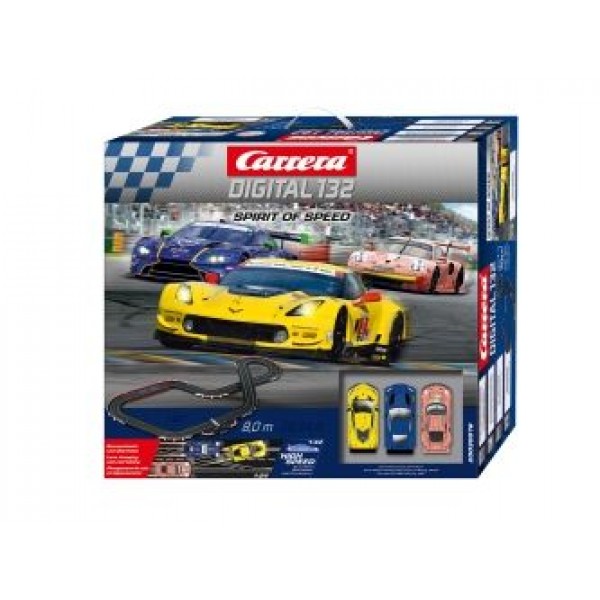 Carrera of America Spirit Of Speed, Digital 132 Set w/Lights