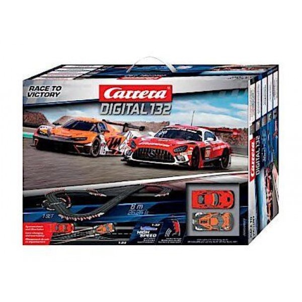 Carrera of America Race to Victory Set, Digital 132 w/Lights and Wireless