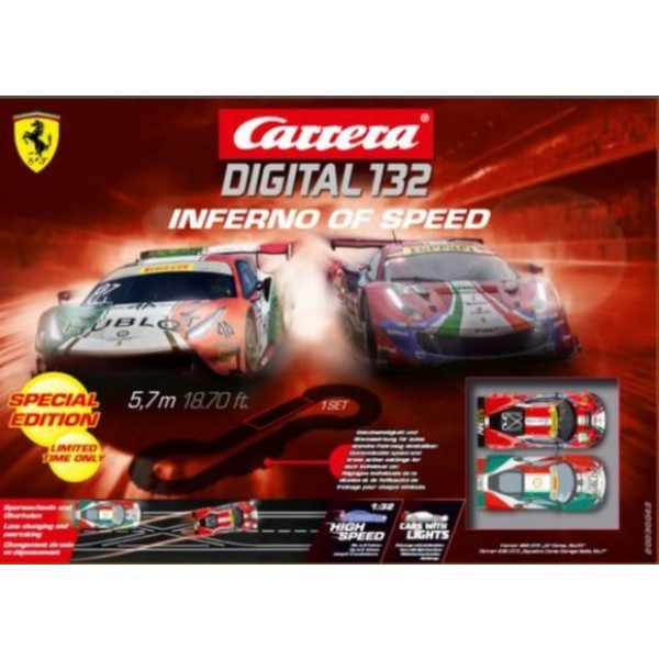 Carrera of America Inferno of Speed, Digital 132 Set w/Lights