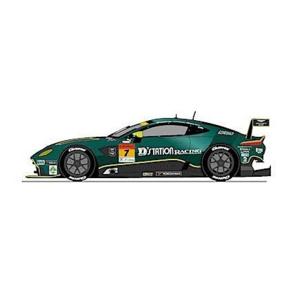 Carrera of America Aston Martin Vantage GT3 "D-Station Racing, No.7", Digital 132 w/Lights