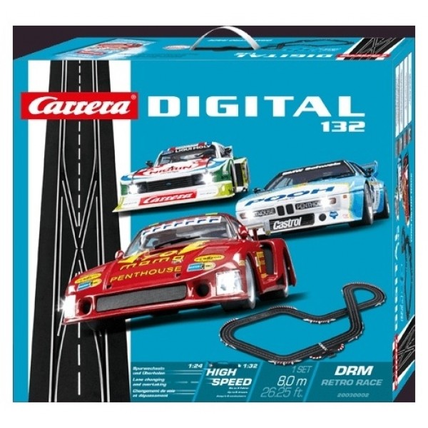 Carrera of America Digital 132 DRM Retro Race Set with lights