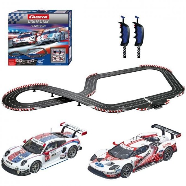 Carrera of America GT Face Off, Digital 132 Set with Lights