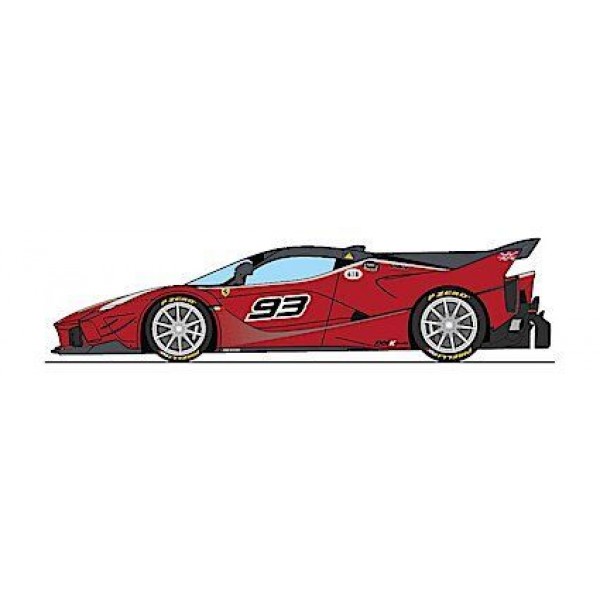 Carrera Of America Ferrari FXX K Evoluzione "No.93", Digital 132 w/Lights