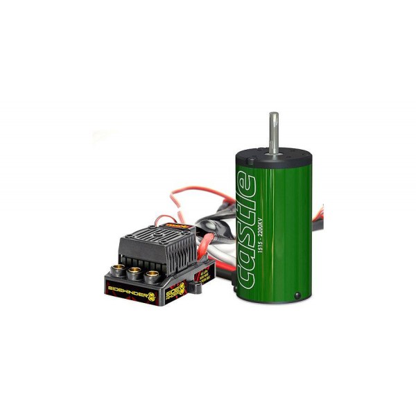 Castle Sidewinder 8th Sport 1/8 scale ESC + 2200kV Motor Combo