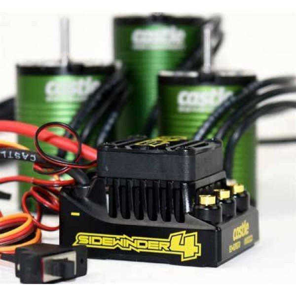 Castle Creations SW4 12.6V 2A BEC WP SL ESC 1410-3800 Sens Motor