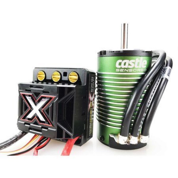 Castle Creations Mamba Monster X 25.2V ESC, 8A Peak BEC &1515-2200kV V2 Brushless Sensored Motor