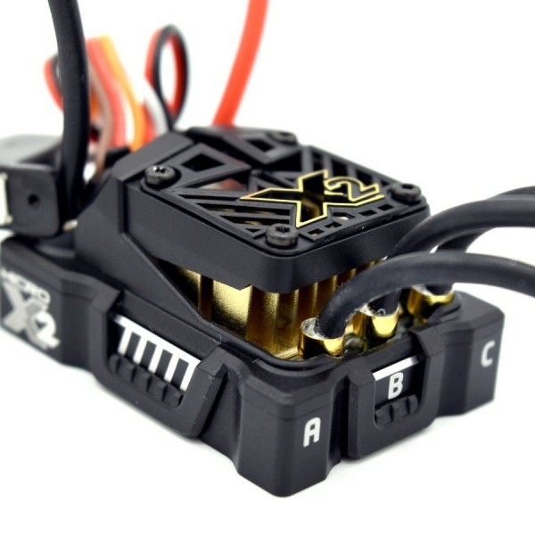 Castle Creations Mamba Micro X2, 16.8V, WP Sensored ESC with 4.0mm Connectors