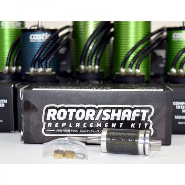 Castle Creations ROTOR/SHAFT REPL KIT1406-4600Kv,5700Kv,1900Kv etc