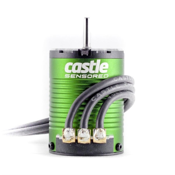 Castle Creations 1406 6900Kv Sensored Brushless Motor, 1/8 Shaft