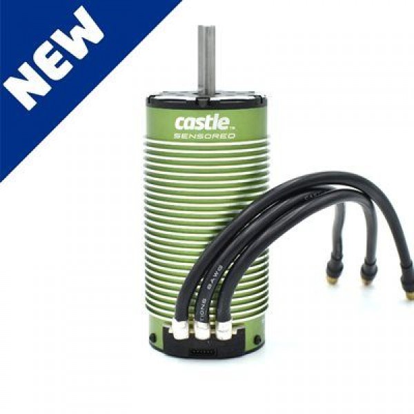 Castle Creations 2028 Extreme 1/5 4-Pole Sensored Brushless Motor, 1100kV