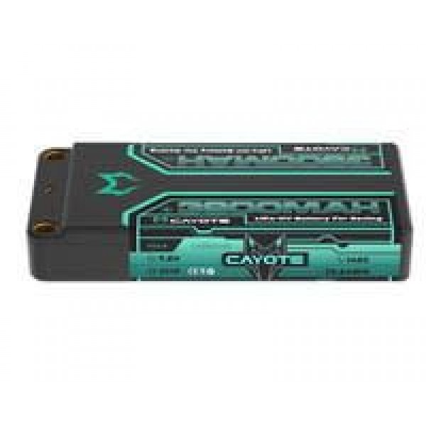 Cayote 2S 145C LCG Shorty LiHV Battery (7.6V/6500mAh) w/5mm Bullets