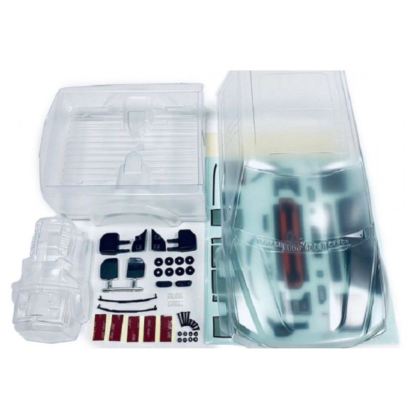 Cen Racing Ford F-250 Clear Body Set with Headlight Bracket
